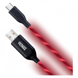 YENKEE YCU 341 RD LED USB C cable / 1m 35053492