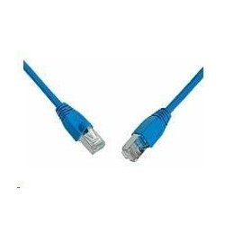 Solarix Patch kabel CAT5E SFTP PVC 2m modrý snag-proof...