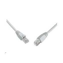 Solarix Patch kabel CAT6 SFTP PVC 0,5m šedý snag-proof...