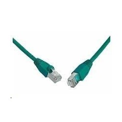 Solarix Patch kabel CAT5E SFTP PVC 3m zelený snag-proof...