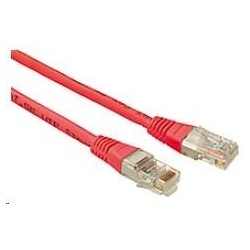 Solarix Patch kabel CAT5E UTP PVC 1m červený non-snag-proof...
