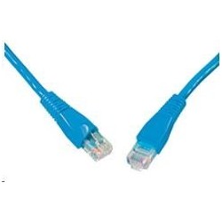 Solarix Patch kabel CAT5E UTP PVC 1m modrý snag-proof C5E-114BU-1MB...