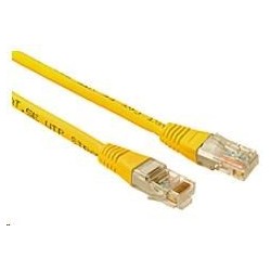 Solarix Patch kabel CAT5E UTP PVC 1m žlutý non-snag-proof...