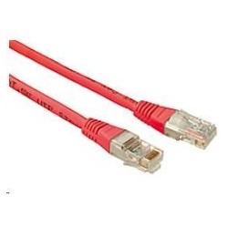 Solarix Patch kabel CAT5E UTP PVC 2m červený non-snag-proof...