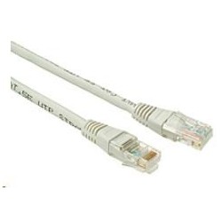 Solarix Patch kabel CAT6 UTP PVC 0,5m šedý non-snag-proof...