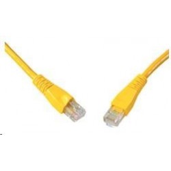 Solarix Patch kabel CAT6 UTP PVC 0,5m žlutý snag-proof...