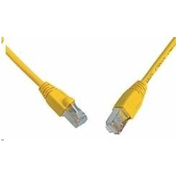 Solarix Patch kabel CAT6 SFTP PVC 0,5m žlutý snag-proof...