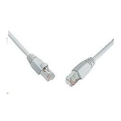 Solarix Patch kabel CAT5E SFTP PVC 0,5m šedý snag-proof...