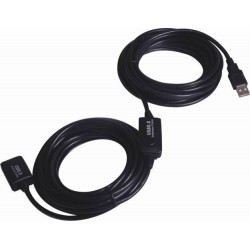  PremiumCord USB 2.0 repeater a prodlužovací kabel A/M-A/F 25m...