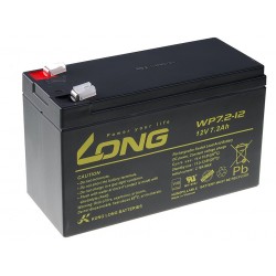 Long 12V 7,2Ah olověný akumulátor F2 PBLO-12V007,2-F2A