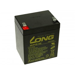 Long 12V 5Ah olověný akumulátor F2 PBLO-12V005-F2A
