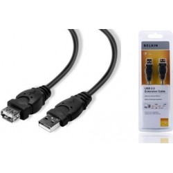 BELKIN USB 2.0 prodluž. kabel A-A, standard, 1.8 m F3U153bt1.8M