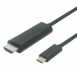 PremiumCord kabel USB-C - HDMI, 4k@60Hz, 1,8m ku31hdmi03