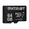 PATRIOT 64GB  microSDHC Class10 bez adaptéru PSF64GMDC10