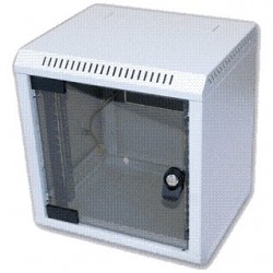 10" rack jednodílný 9U/260 TRITON šedý dveře sklo RBA-09-AS3-CAX-C1