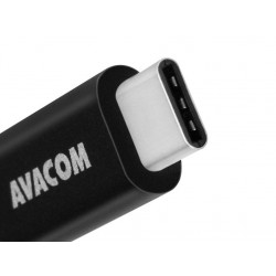 Kabel AVACOM TPC-100K USB - USB Type-C, 100cm, černá DCUS-TPC-100K