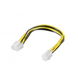 PremiumCord Redukce napájení 8pin/M zdroj na P4 4pin/F kn-16