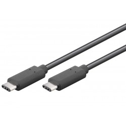 PremiumCord USB-C/male - USB-C/male, černý, 1m ku31cc1bk