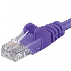 PremiumCord Patch kabel UTP RJ45-RJ45 level 5e 3m fialová sputp03V