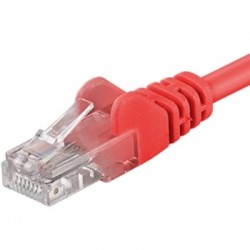 PremiumCord Patch kabel UTP RJ45-RJ45 level CAT6, 0.25m, červená...