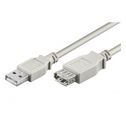 PremiumCord USB 2.0 kabel prodlužovací, A-A, 20cm kupaa02