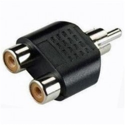 PremiumCord Adaptér 1x Cinch male - 2x Cinch female kjr-05