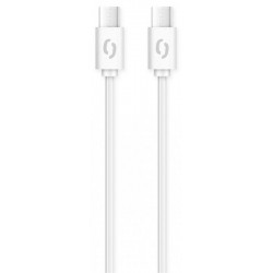 ALIGATOR Datový kabel POWER 3A, USB-C/USB-C, bílý DATKP32