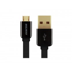 Kábel AVACOM MIC-120K USB - Micro USB, 120cm, černá DCUS-MIC-120K