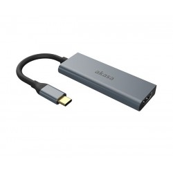 AKASA - externí USB hub - USB type-C s  HDMI AK-CBCA19-18BK