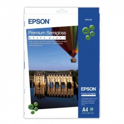 Epson Premium Semigloss Photo Paper, pololesklý, biely, Stylus...