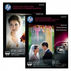 HP Premium Plus Glossy Photo Paper, foto papier, lesklý, biely, A4,...