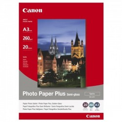 Canon Photo Paper Plus Semi-Glossy, pololesklý, saténový typ biely,...
