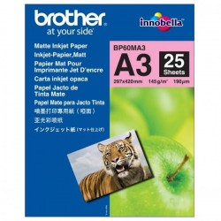 Brother Photo Matt Paper, foto papier, matný, biely, A3, 145 g/m2,...