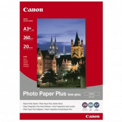 Canon Photo Paper Plus Semi-Glossy, pololesklý, saténový typ biely,...