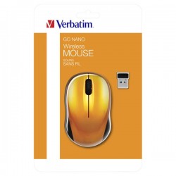 Verbatim Myš Go Nano 49045, 1600DPI, 2.4 [GHz], optická, 3tl., 1...