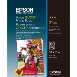 Epson Value Glossy Photo Paper, foto papier, lesklý, biely,...