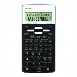 Sharp Kalkulačka EL-531THWH, čierno-biela, školská EL531THWH