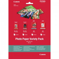 Canon Photo Paper Variety Pack VP-101, foto papier, 5x PP201, 5x...