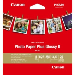 Canon Photo Paper Plus Glossy II, foto papier, lesklý, biely,...