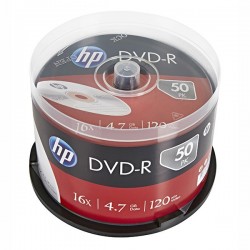 HP DVD-R, DME00025-3, 50-pack, 4.7GB, 16x, 12cm, cake box, bez...