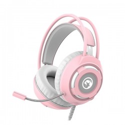 Marvo HG8936, slúchadlá s mikrofónom, ovládanie hlasitosti, ružová,...