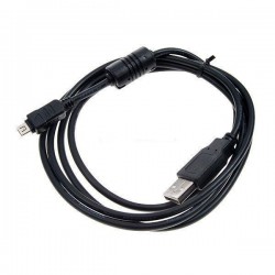 Kábel USB (2.0), USB A M- 12 pin M, 1.8m, čierny, Logo, blistr,...