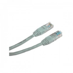 UTP patchcord, Cat.5e, RJ45 M-15m, netienený, krížený, šedý, k...