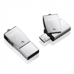 Apacer USB flash disk OTG, USB 3.0 (3.2 Gen 1), 64GB, AH750,...