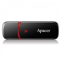 Apacer USB flash disk, USB 2.0, 32GB, AH333, čierny, AP32GAH333B-1,...