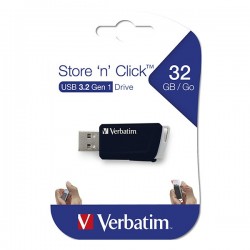 Verbatim USB flash disk, USB 3.0 (3.2 Gen 1), 32GB, Store N Click,...