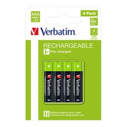 Nabíjacia batéria, AAA (HR03), 1.2V, 950 mAh, Verbatim, blister,...