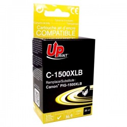 UPrint kompatibil. ink s PGI 1500XL, black, 36ml, C-1500XLB, high...
