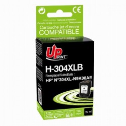 UPrint kompatibil. ink s N9K08AE, HP 304XL, black, 700str., 20ml,...