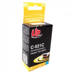 UPrint kompatibil. ink s CLI521C, cyan, 450str., 10ml, C-521C, s...